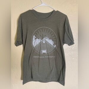 American Football “Home Is Where the Haunt Is” band T-Shirt medium green/grey
